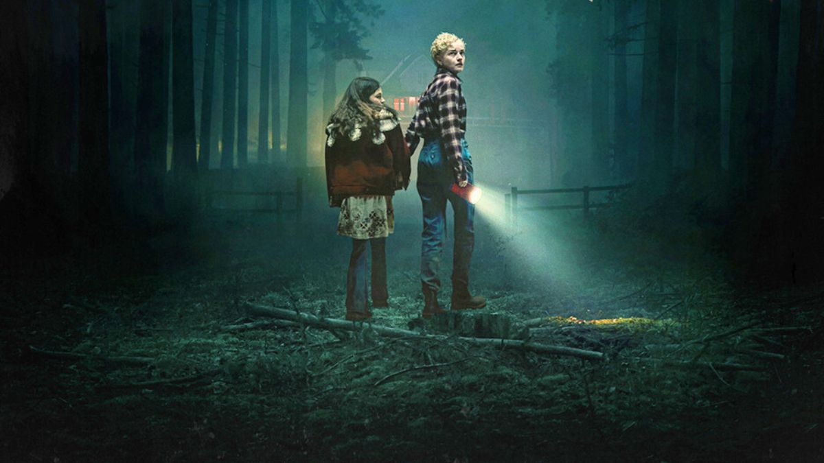 Matilda Firth and Julia Garner in 2025's Wolf Man