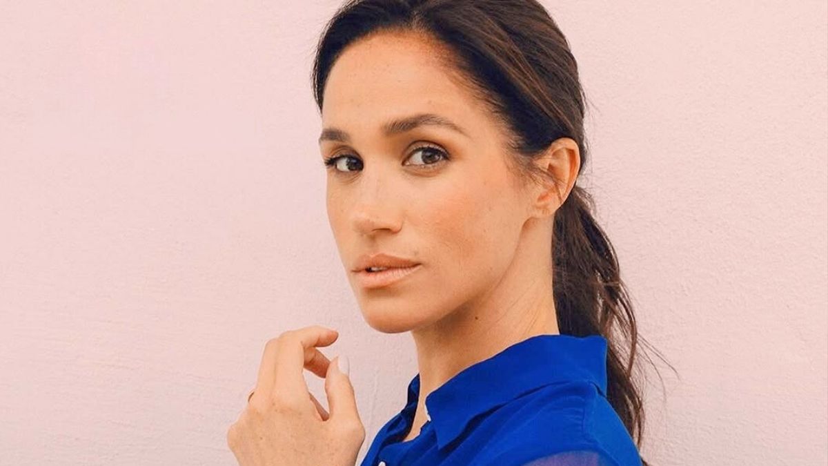Meghan Markle in a promotional photo for her new podcast.