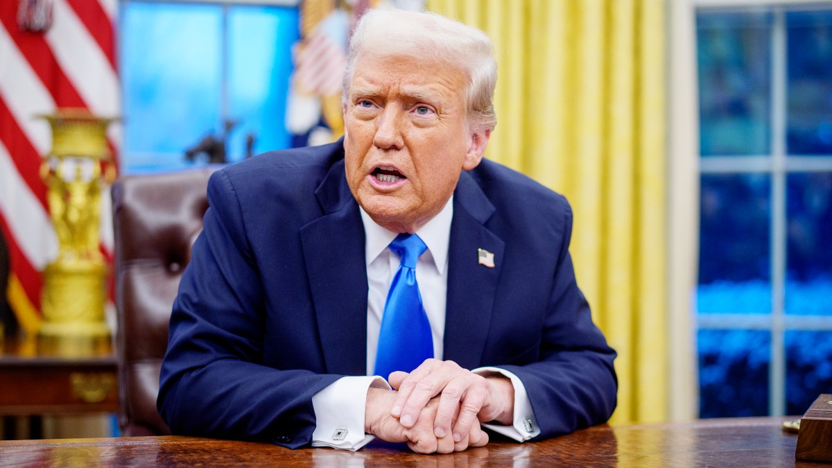Donald Trump says empty ports a good thing