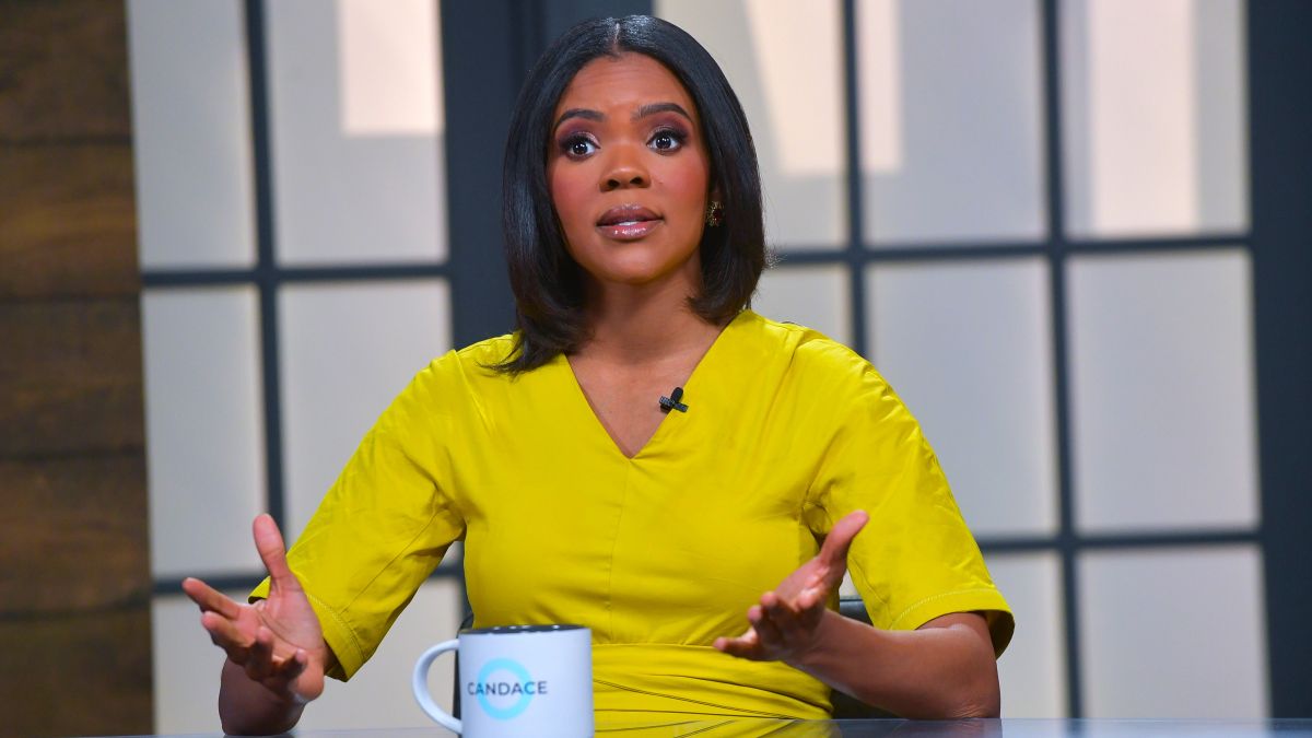 Candace Owens is seen on set of "Candace" on April 19, 2022 in Nashville, Tennessee. The episode will air later today, April 19, 2022 (Photo by Jason Davis/Getty Images)