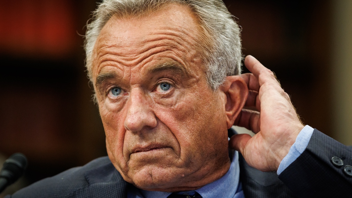 WASHINGTON, DC - MAY 14: U.S. Secretary of Health and Human Services Robert F. Kennedy Jr. testifies before the House Appropriations Committee in the Rayburn House Office Building on May 14, 2025 in Washington, DC. Kennedy is testifying before the Subcommittee on Labor, Health and Human Services, Education, and Related Agencies on the Department of Health and Human Services' proposed 2026 fiscal year budget