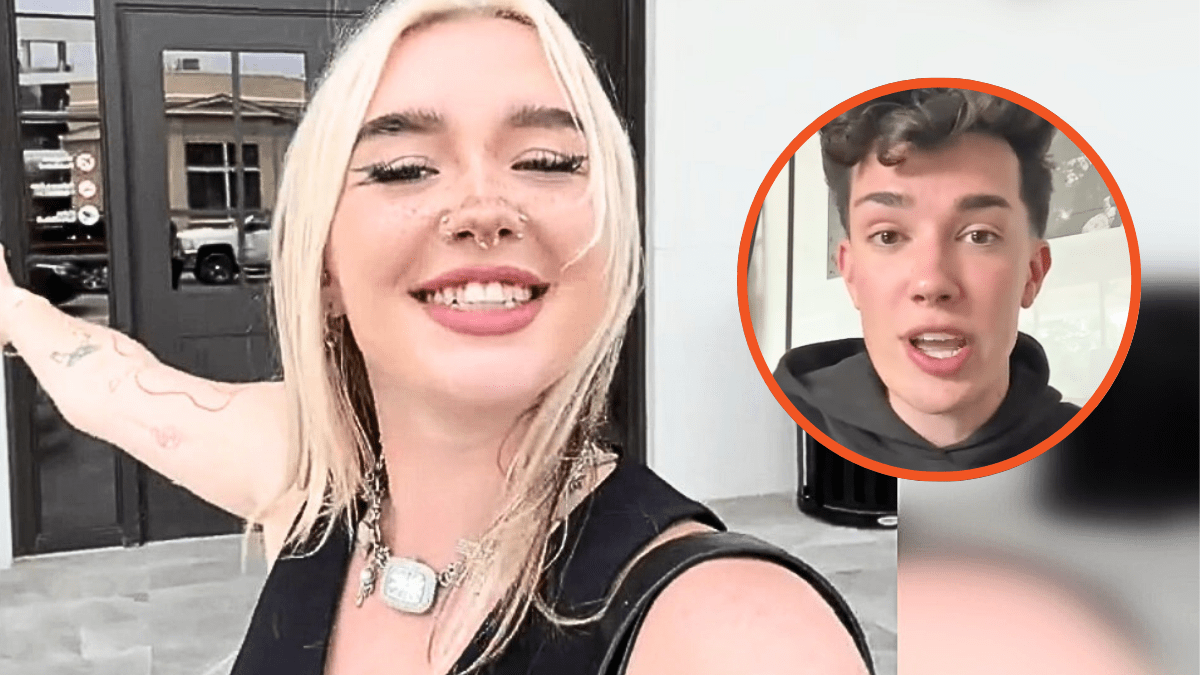 Kayla Malec and James Charles via TikTok