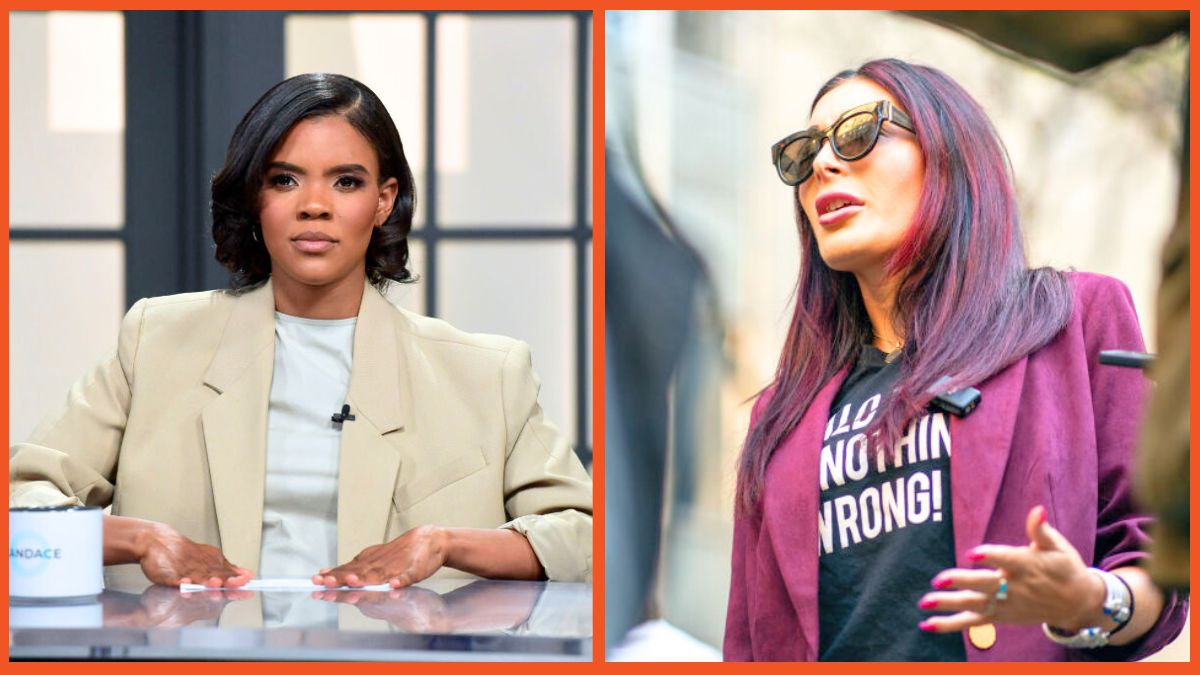 NASHVILLE, TENNESSEE - APRIL 19: Candace Owens is seen on set of "Candace" on April 19, 2022 in Nashville, Tennessee. This episode will air Tuesday, April 26, 2022 (Photo by Jason Davis/Getty Images) NEW YORK, NEW YORK - APRIL 15: Far-right activist Laura Loomer speaks to the media prior to the beginning of former President Donald Trump's Trial at Manhattan Criminal Court on April 15, 2024 in New York City. Jury selection is set to begin in the former president's criminal trial. Trump faces 34 felony counts of falsifying business records in the first of his criminal cases to go to trial. This is the first-ever criminal trial of a former president of the United States. (Photo by David Dee Delgado/Getty Images)